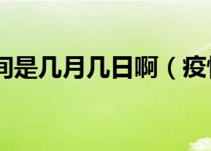 疫情什么放开的，疫情什么时候开放国门
